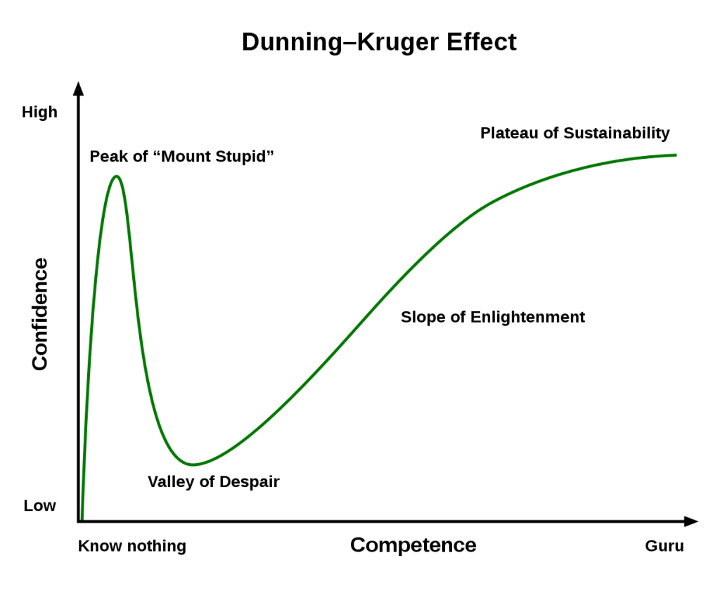 Dunning-Kruger Curve